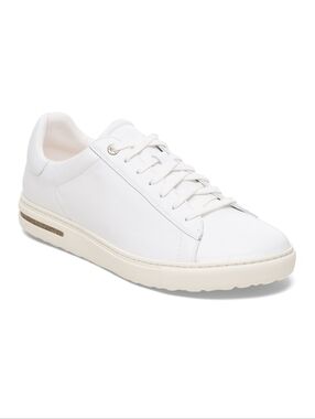 Birkenstock Bend Low Leather Sneaker Size 41 Medium/Narrow US 10/10.5 White